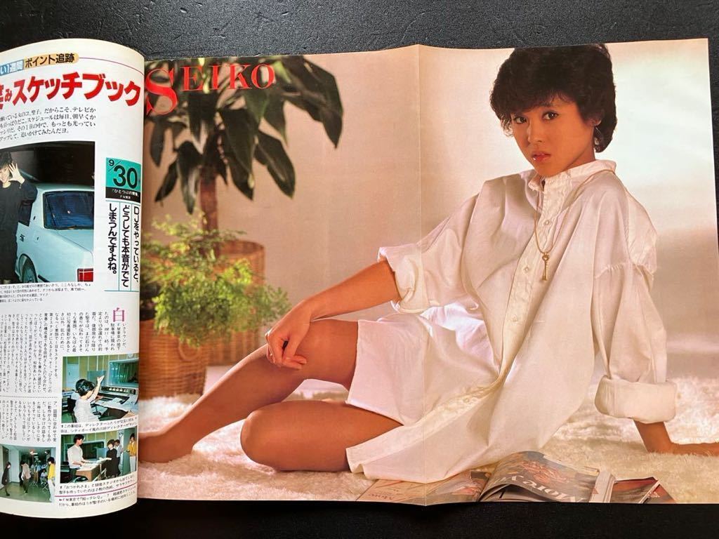 写真集　松田聖子　明星特別編集　折込ポスター　未公開水着シーン多数_画像9