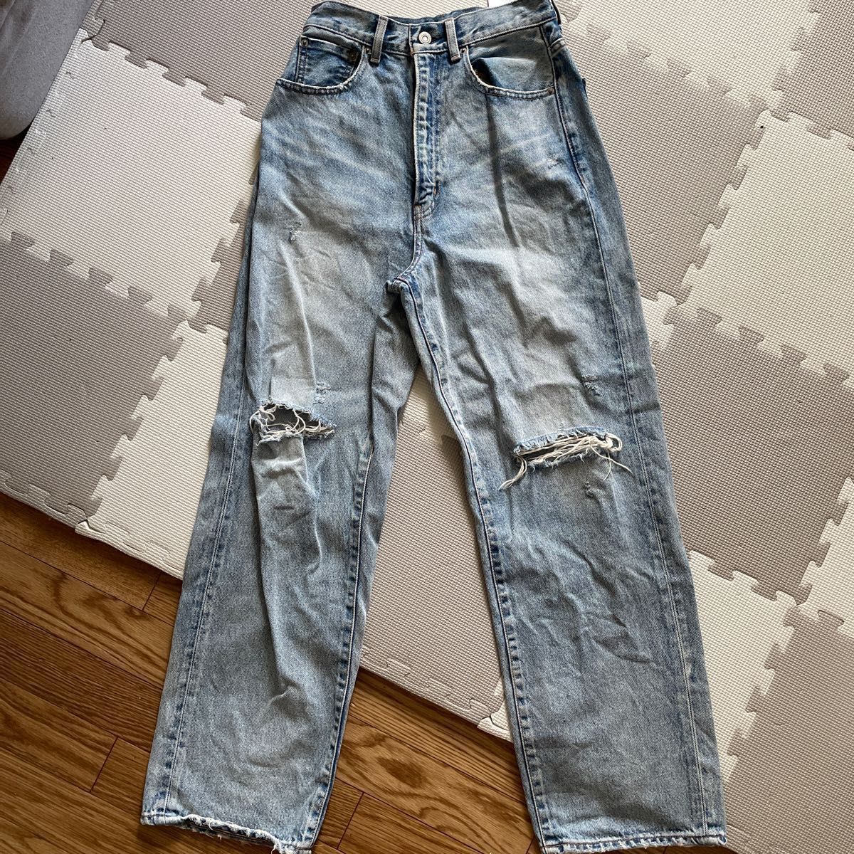 MOUSSY HW CRASH LOOSE STRAIGHT|PayPayフリマ