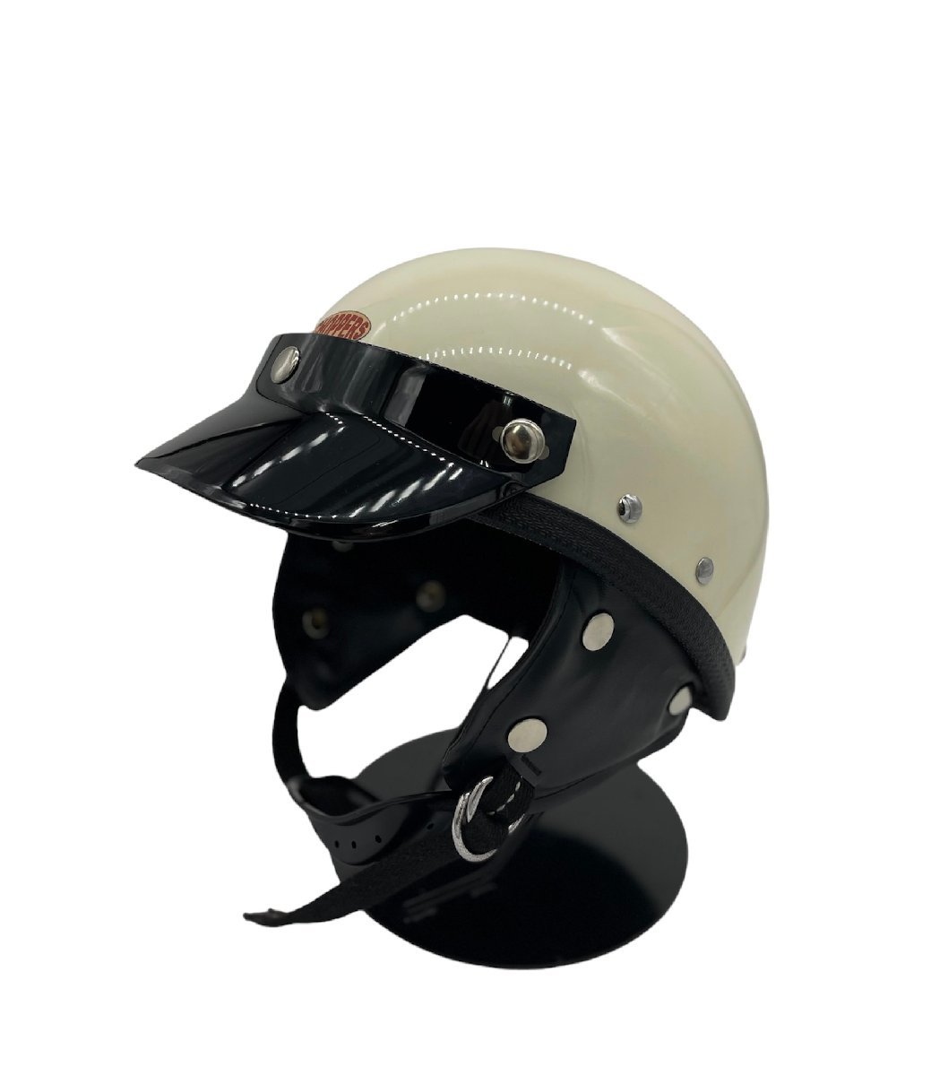 CHOPPERS　オリジナル　ショーティータイプヘルメット　MORRIS　アイボリーホワイト_画像1