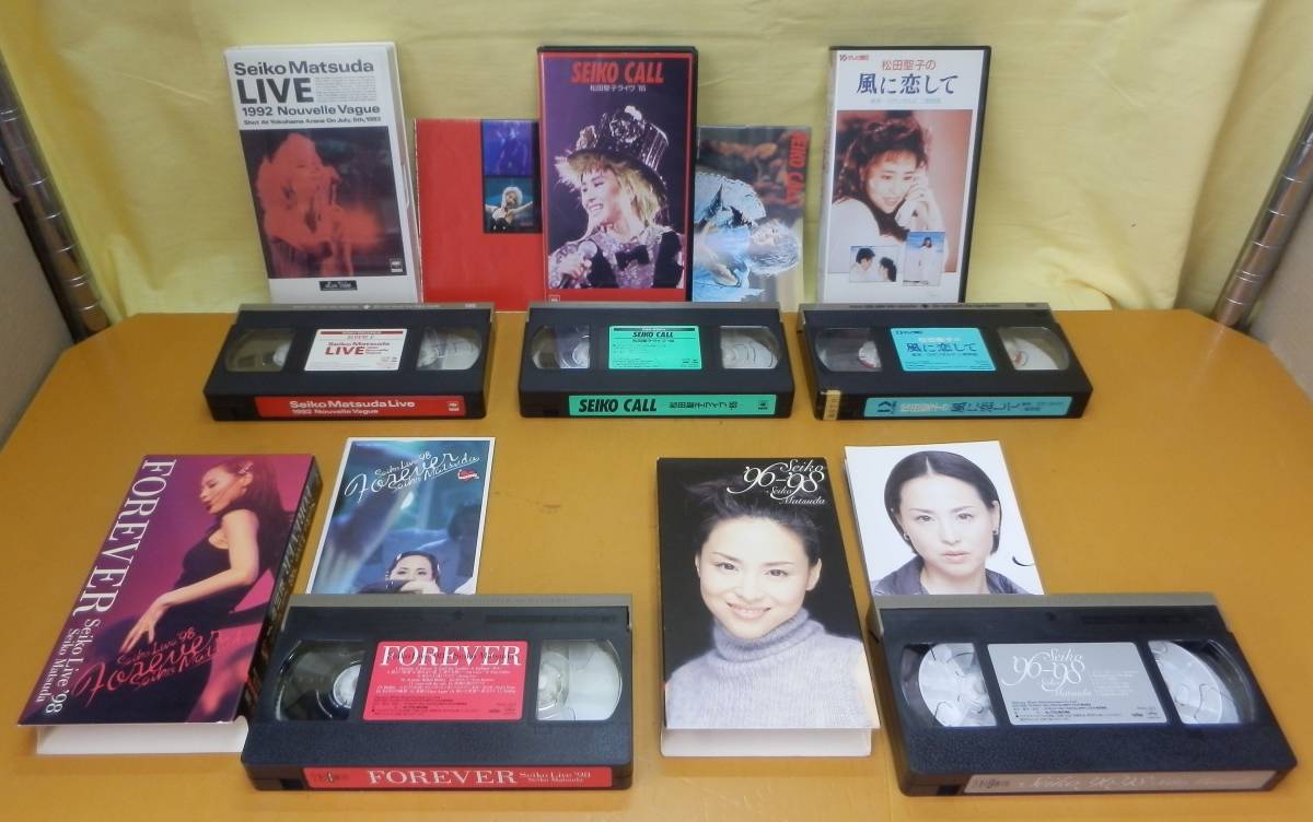 ☆2902 松田聖子 VHS ビデオ 20本まとめて 1985～1998 昭和 ジャンク品_画像7