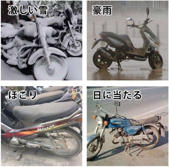 XXL【厚て】バイクカバー 防水カバー UV防止 防風 防埃 防雨雪　XXL_画像6