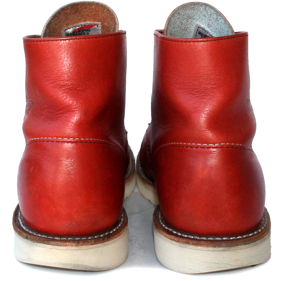 USA製★Red Wing SHOES レッドウィング★6inch CLASSIC ROUND 7.5=25.5 8166 オロラセット ポーテージ トラクショントレッド メンズ p i418_画像3