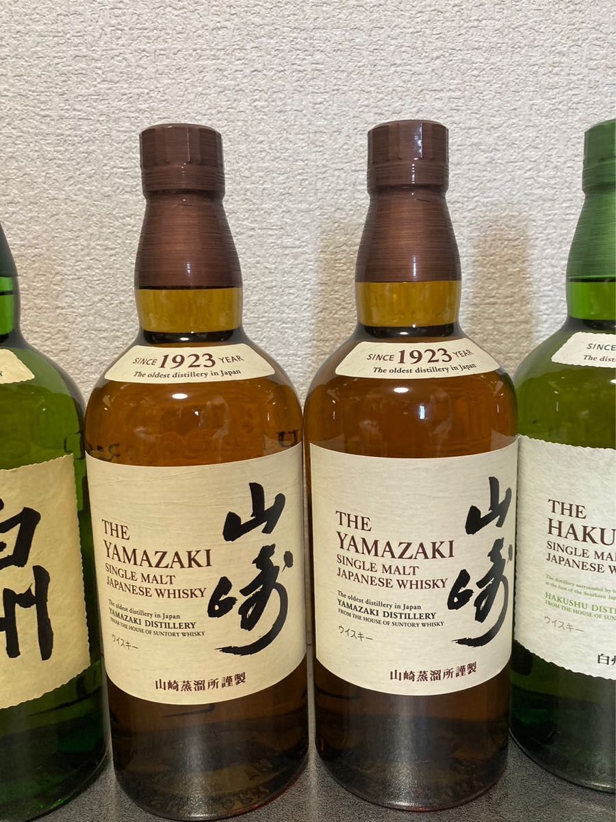 山崎12年 1本 白州12年 1本 山崎2本 白州2本 合計6本|PayPayフリマ