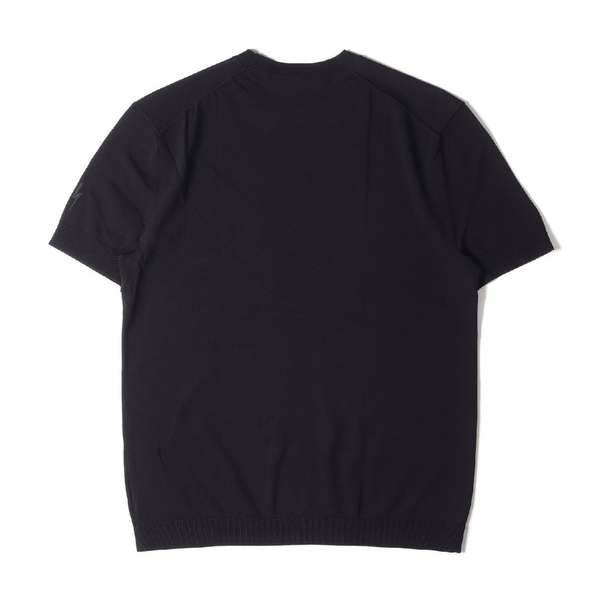 美品 Neil Barrett ニールバレット Tシャツ サイズ:S 近年モデル ストレッチ ニット クルーネック BMA1063E-C600 ニットソー SLIM FIT_画像2