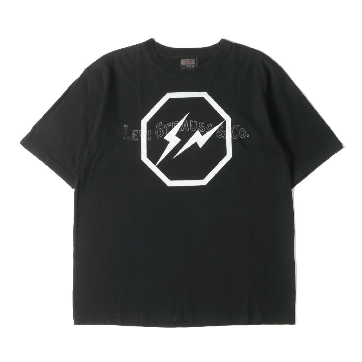 fragment design フラグメント デザイン Tシャツ サイズ：M Levis Fenom リーバイス フェノム サンダーマーク ブラック 黒 トップス