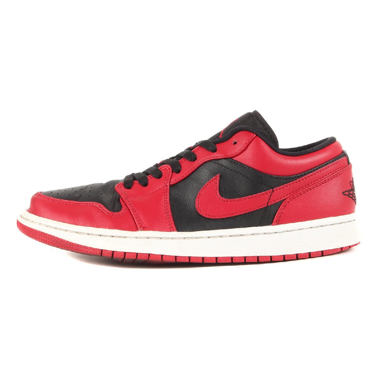 NIKE ナイキ サイズ:27.0cm AIR JORDAN 1 LOW (553558-606) 2020年 エアジョーダン1 ロー ジムレッド ブラック 赤黒 US9 スニーカー