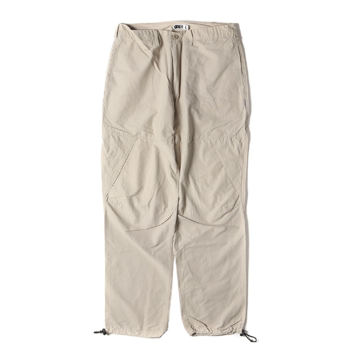 GOOD ENOUGH グッドイナフ パンツ サイズ:L 00s 60/40クロス ベンチレーション パンツ ベージュ ボトムス ズボン ストリート ブランド