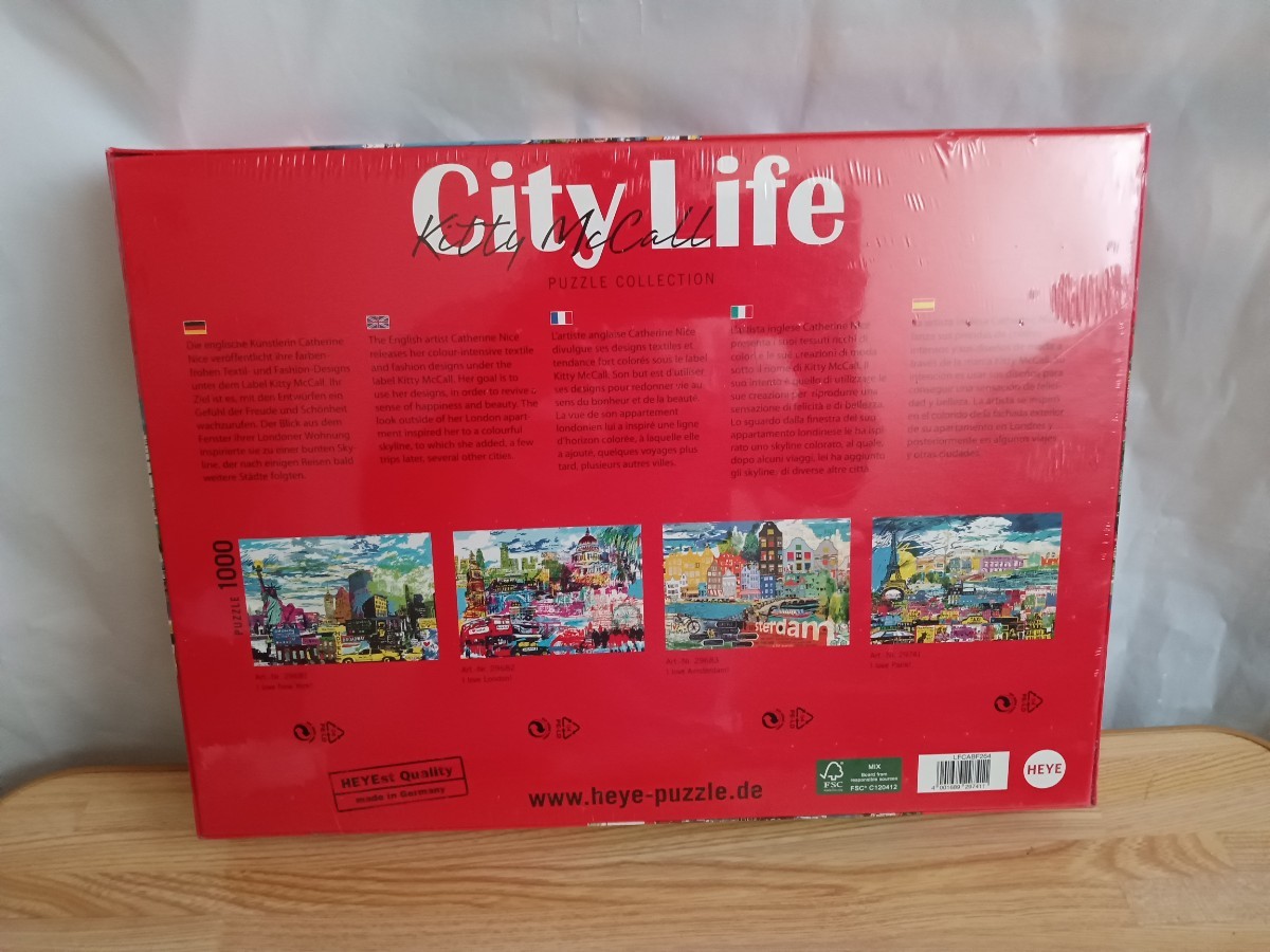 未開封　Kitty McCall　ジグソーパズル　1000ピース　Jigsaw Puzzle City Life_画像3