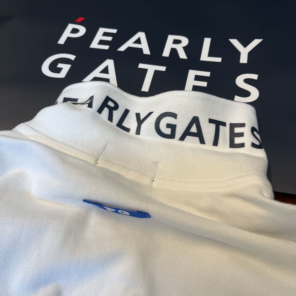 未使用 正規品 日本製 PEARLY GATES パーリーゲイツ シンプルロゴ