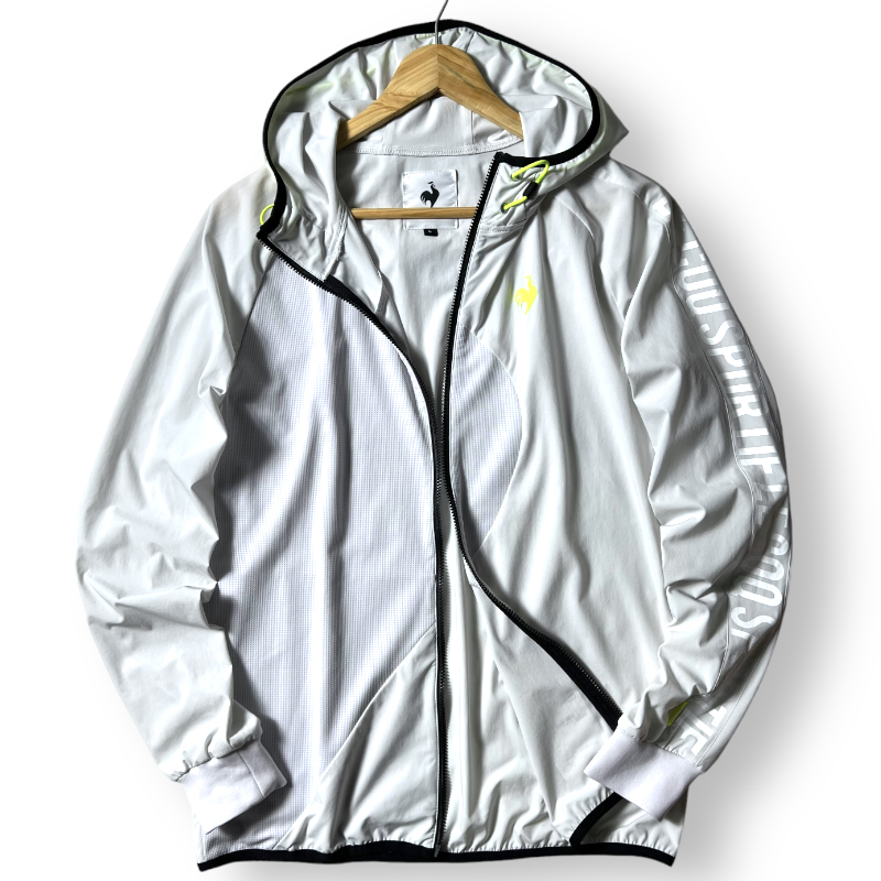 le coq sportif GOLF ルコック ゴルフウエア ブルゾン グレー-