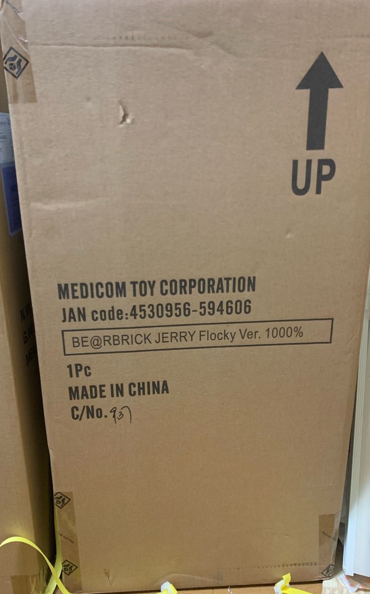 新品未開封　BE@RBRICK JERRY フロッキー Ver. 1000％ TOM フロッキー Ver. 1000％