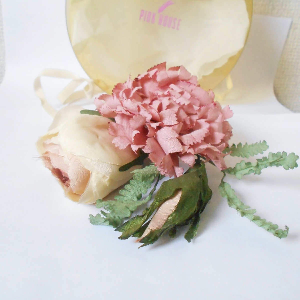  Pink House PINK HOUSE corsage lady's flower ... case equipped 