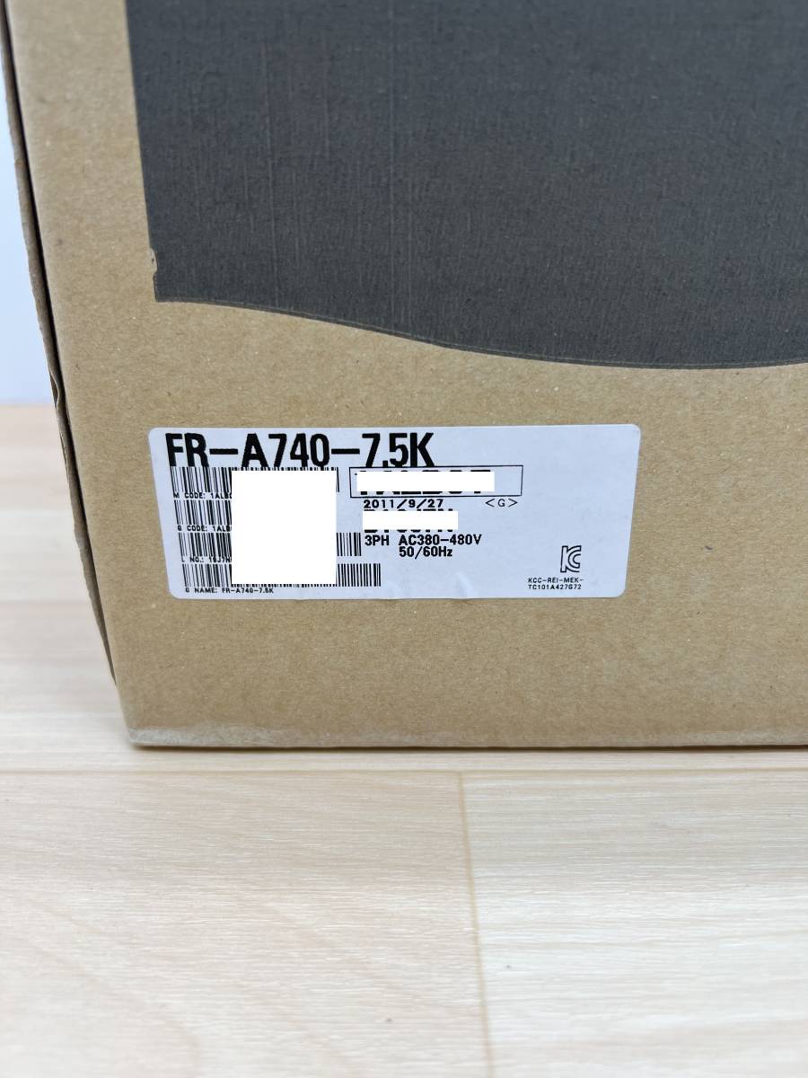 国内正規品 FR-A740-7.5K 未使用 三菱電機 インバータ 管理番号：39Y1-06