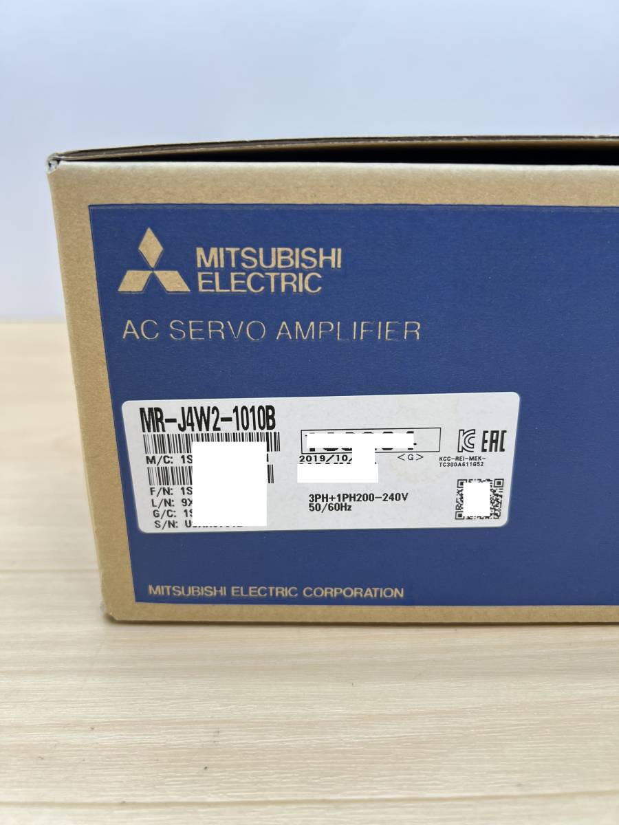 国内正規品 MR-J4W2-1010B 未使用 2019年製 三菱電機 サーボアンプ
