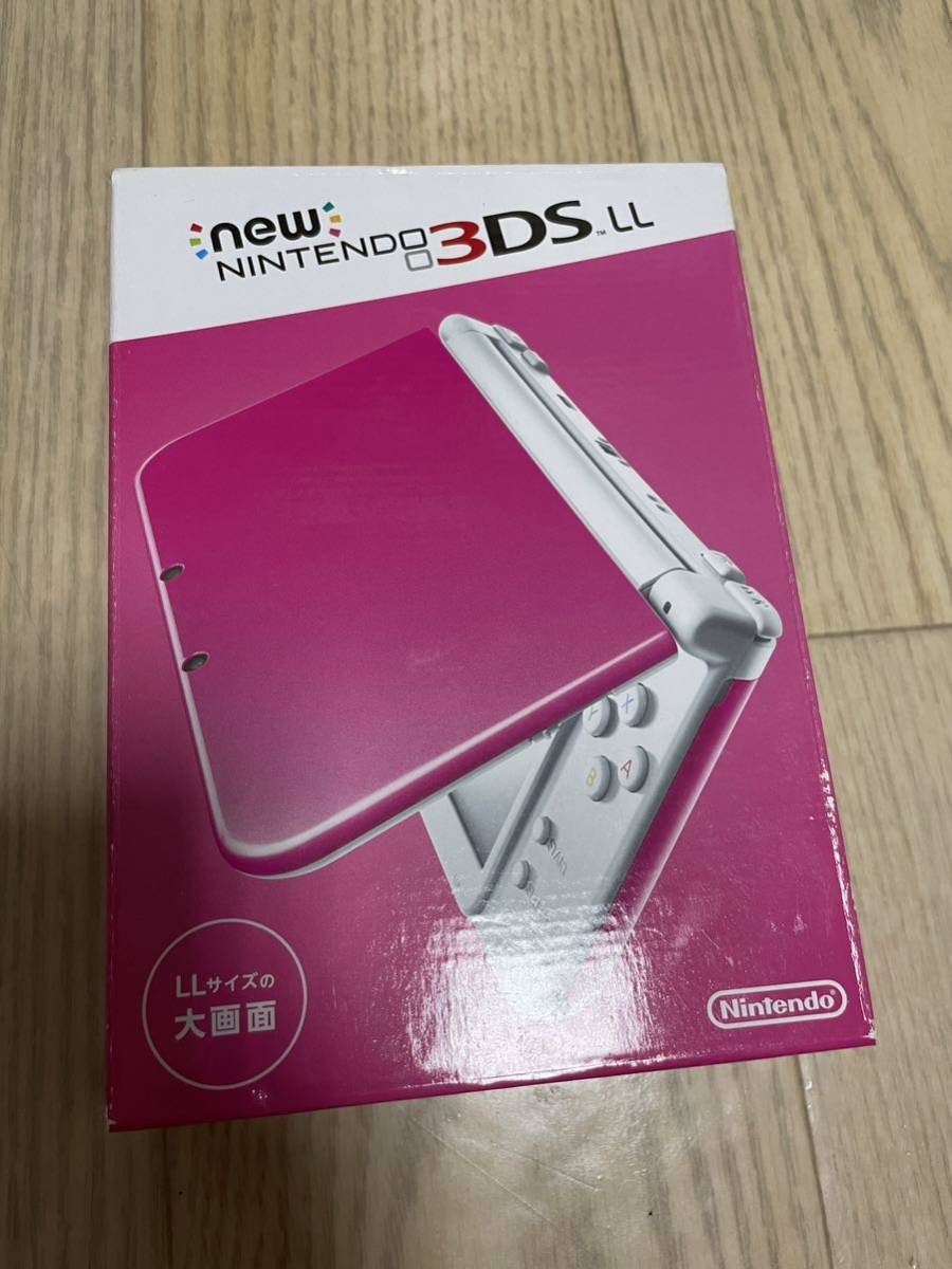 超美品!newニンテンドー3DS LLピンク×ホワイト本体-