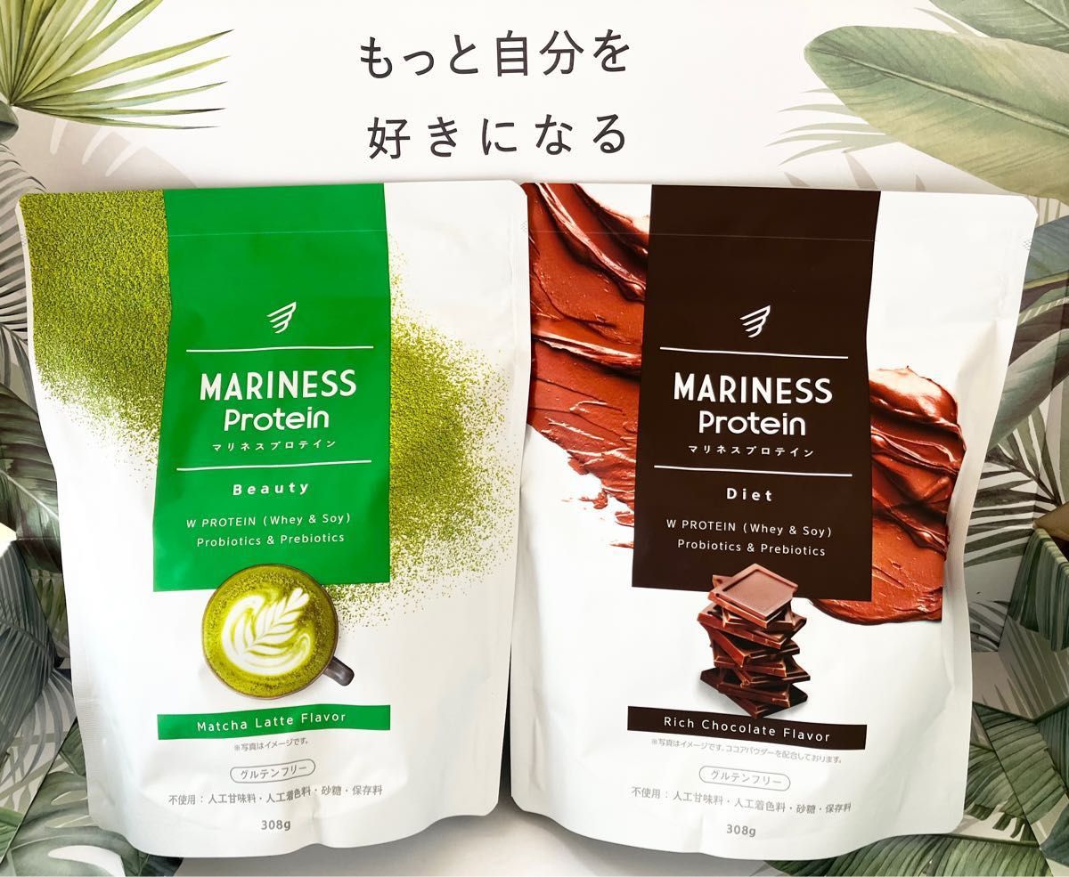 マリネス  プロテイン リッチチョコレート 抹茶ラテ