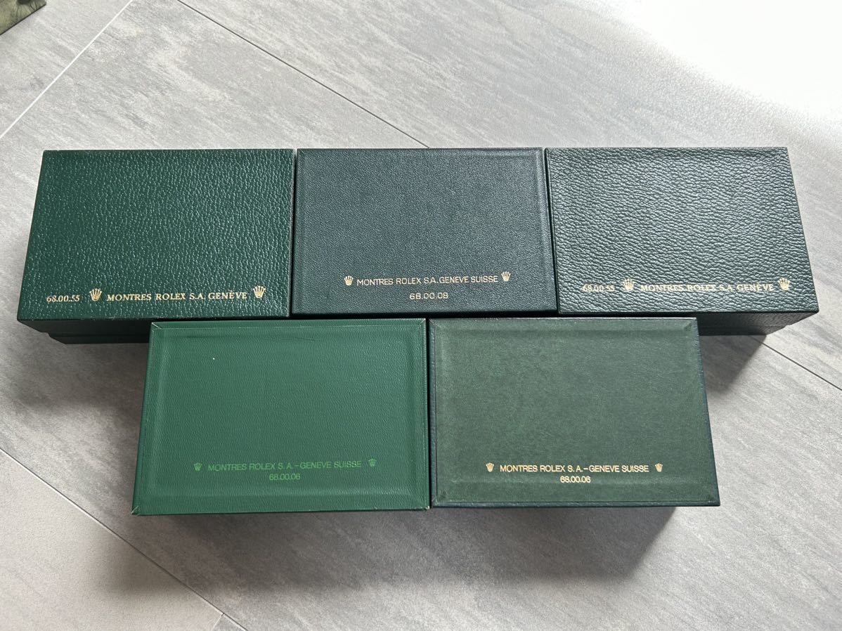 本物品質の 外箱×5 空箱 ロレックス ROLEX 内箱×5 冊子 説明書 カード