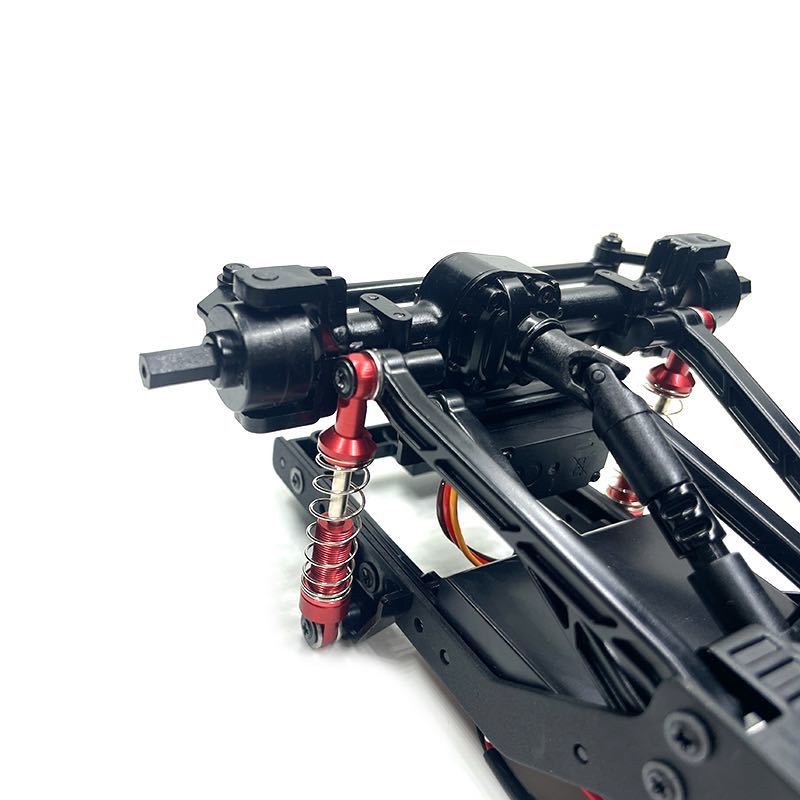 国内発 黒 DEERC WPL MN78 バネ 4本メタルサスペンション 1/12 国内発 黒 DEERC WPL MN78 バネ 4本メタルサスペンション 1/12