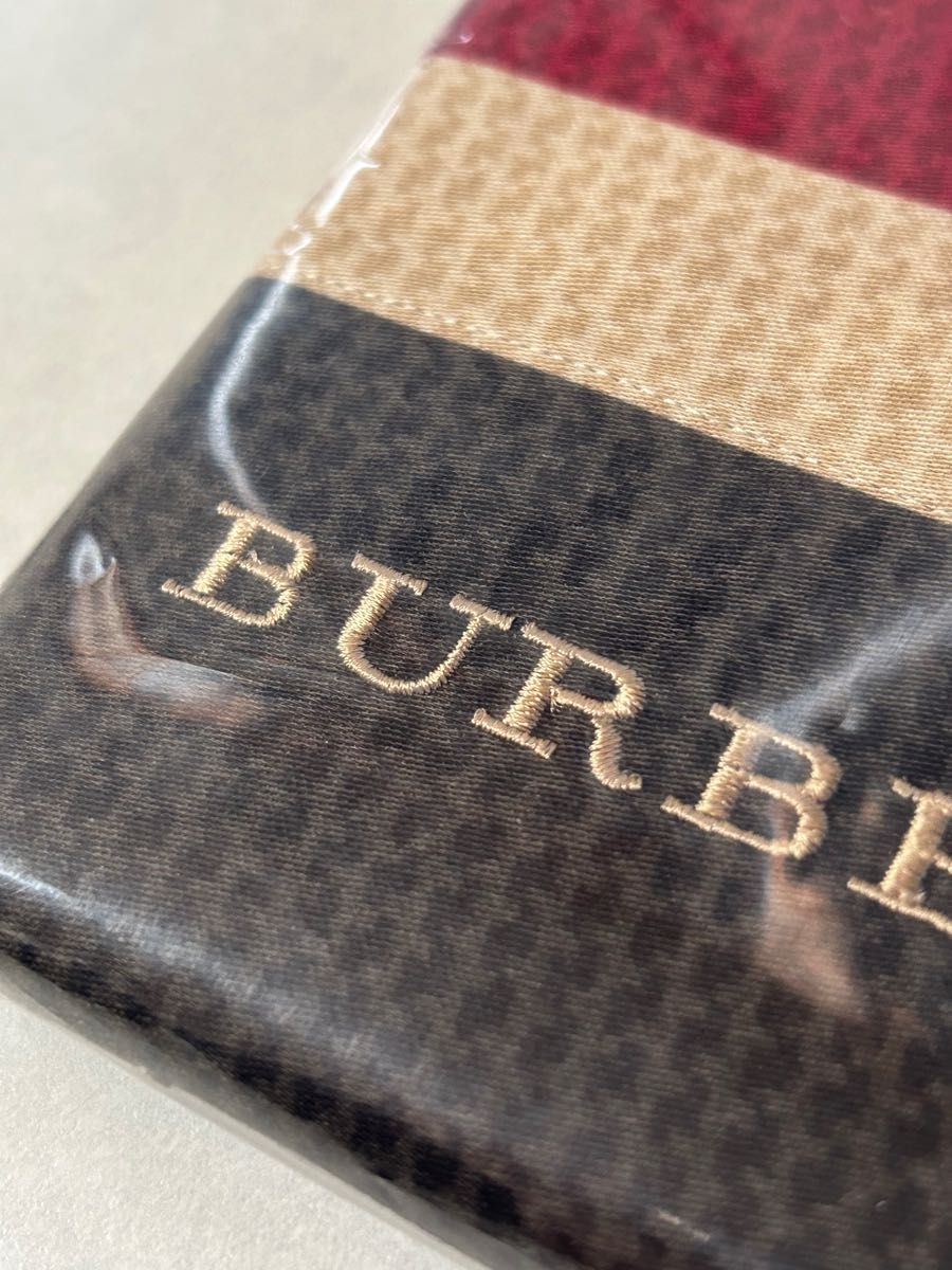 新品未開封【BURBERRY】バーバリー 枕カバー ピローケース ボーダー柄