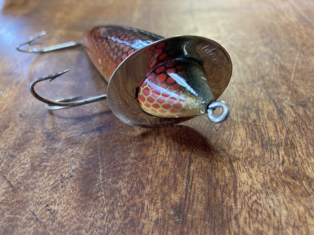 HEDDON 210 DLX Red Scale Lリグ スーパーレア!!オールド ヴィンテージ-