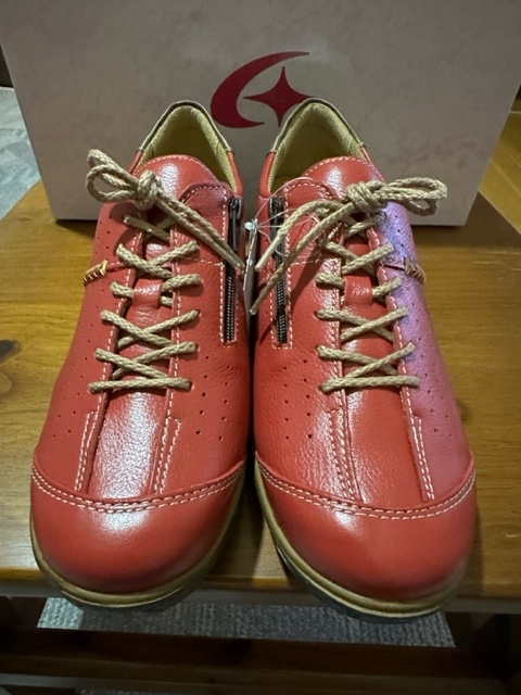 SP2401 red ① 24.0 4E moon Star MSuo- King shoes rete e-s shoes Mrs. shoes made in Japan shoes MOONSTAR free shipping new goods unused goods 