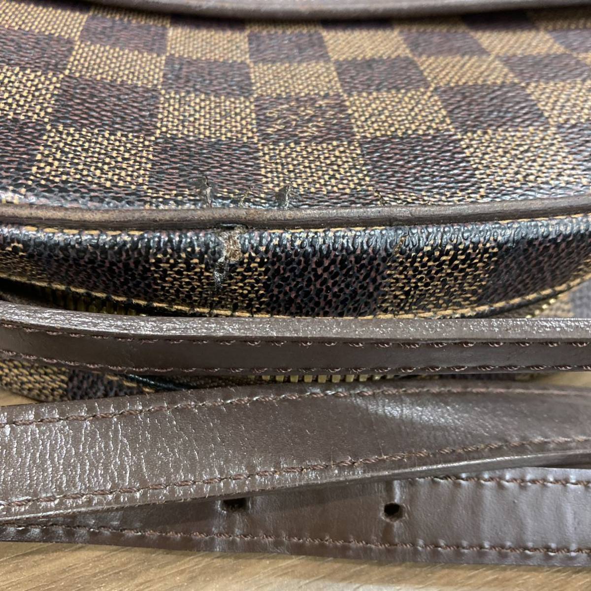 LOUIS VUITTON ルイヴィトン ダミエ イパネマPM ショルダーバッグ ワンショルダーバッグ レディース ブランド ファッション おしゃれ 人気_画像4