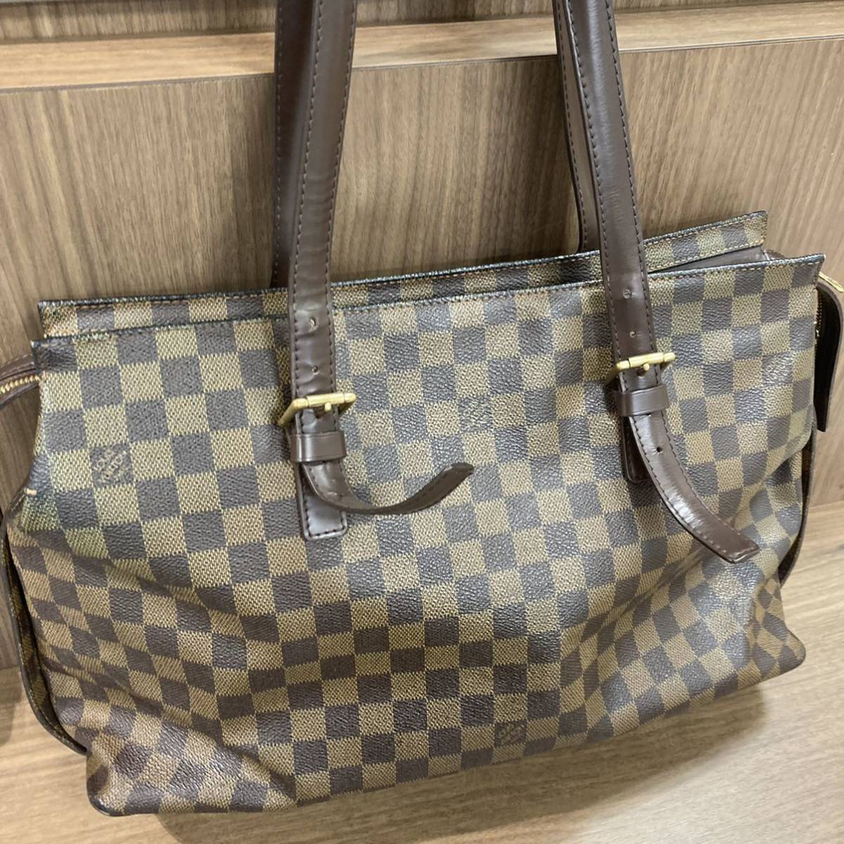 LOUIS VUITTON ルイヴィトン ダミエ エヌベ チェルシー ハンドバッグ ショルダーバッグ トートバッグ レディース ブランド おしゃれ 人気