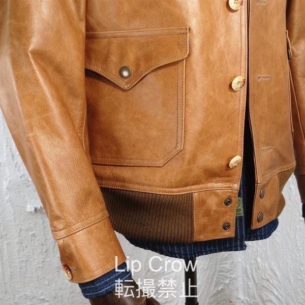 国内配送】 20\'s ウハイド TYPE カ 上質な牛革 サイズ選択可M-2XL
