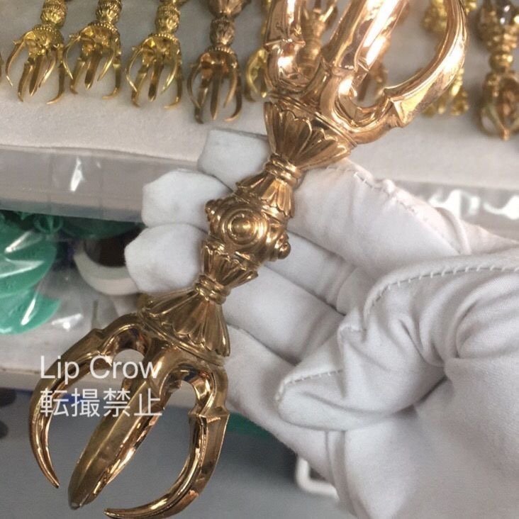 密教法具 寺院用仏具」真言宗 明王 金剛杵 五鈷杵 仏教芸術品 銅製 