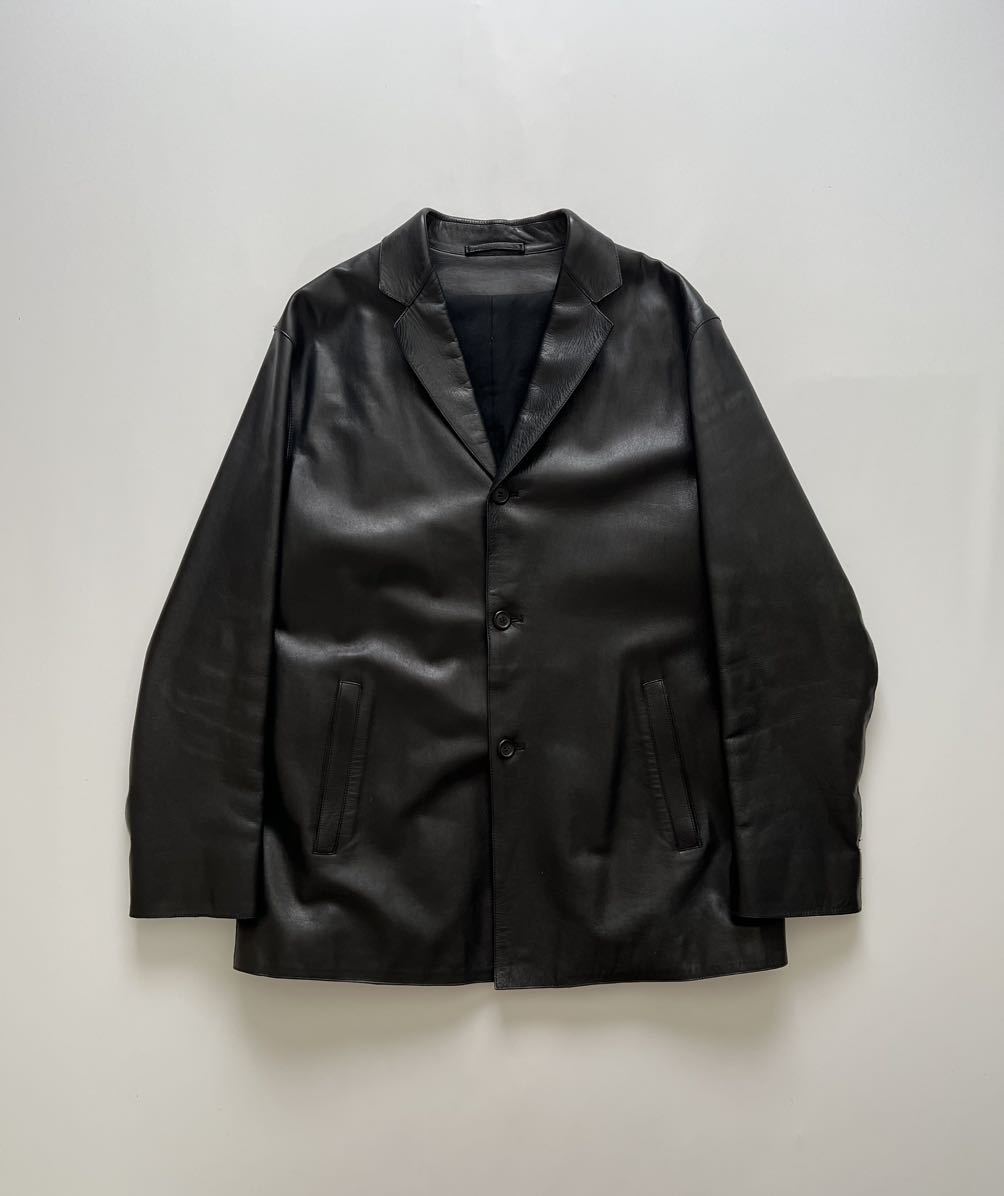 1998FW-1999FW PRADA VINTAGE leather jacket プラダアーカイブ 1998FW-1999FW PRADA VINTAGE leather jacket プラダアーカイブ