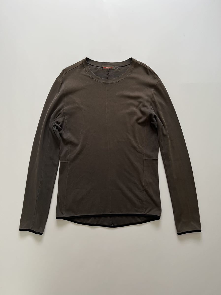 限定製作】 Design SPORT PRADA 2000s shirt プラダ ロングスリーブ