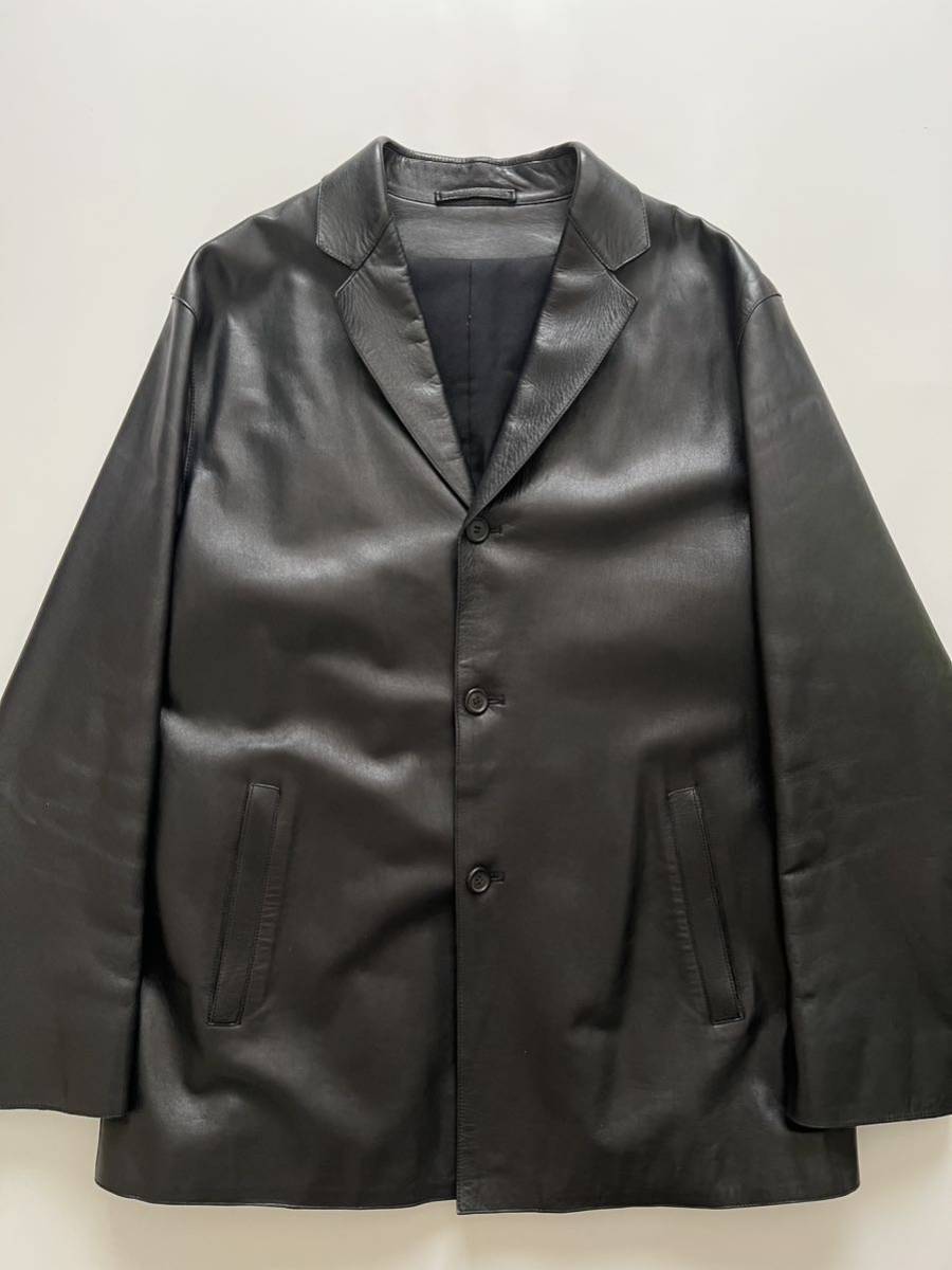 1998FW-1999FW PRADA VINTAGE leather jacket プラダアーカイブ 1998FW-1999FW PRADA VINTAGE leather jacket プラダアーカイブ