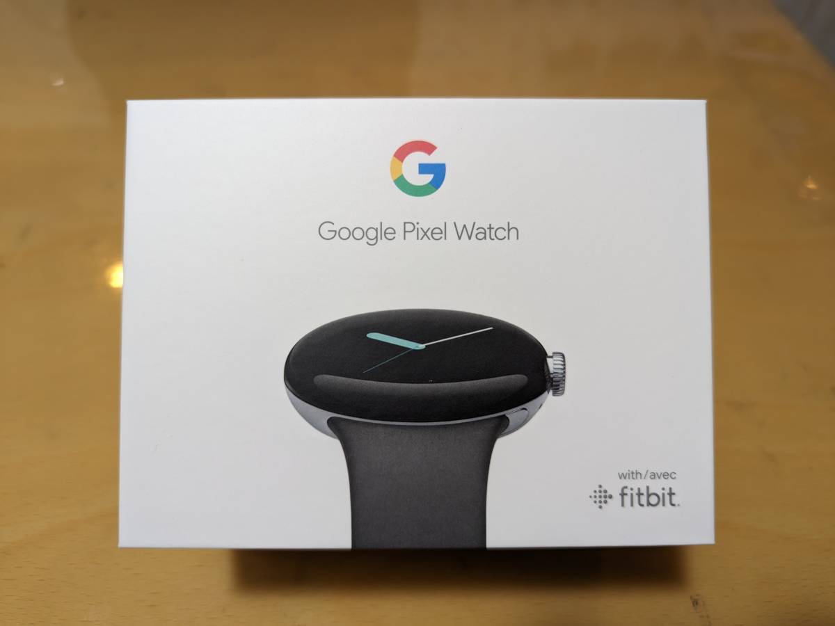 新品未開封 Google Pixel Watch Polished Silver ケース Charcoal