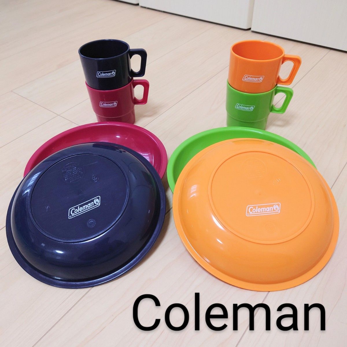 コールマン プレート、カップSET 新品 - アウトドア