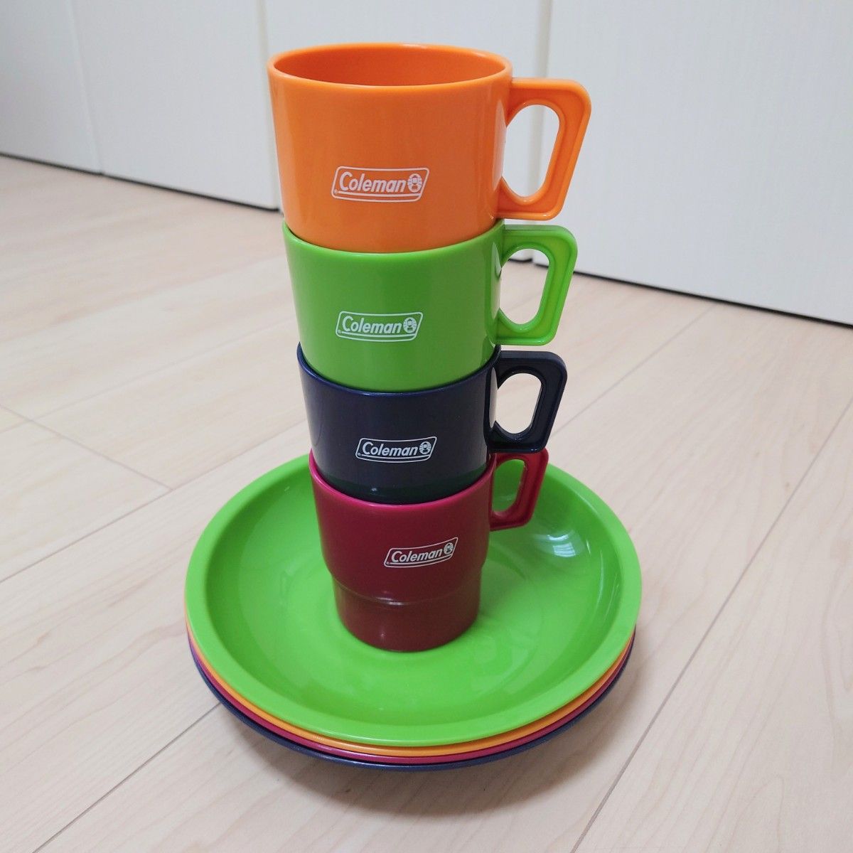 コールマン プレート、カップSET 新品 - アウトドア
