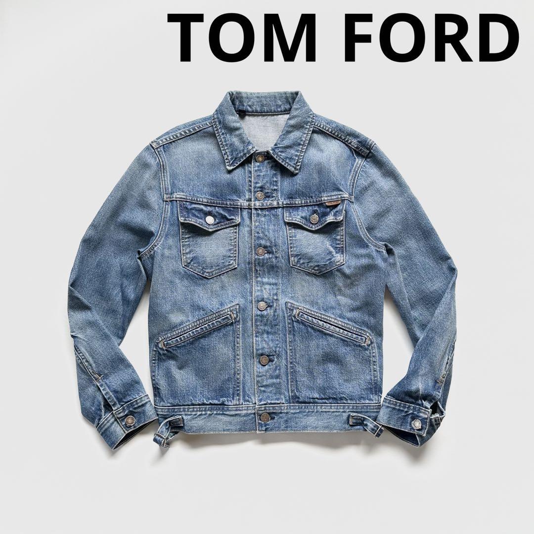 JChere雅虎拍卖代购：TOM FORD トムフォード デニムジャケット Gジャン