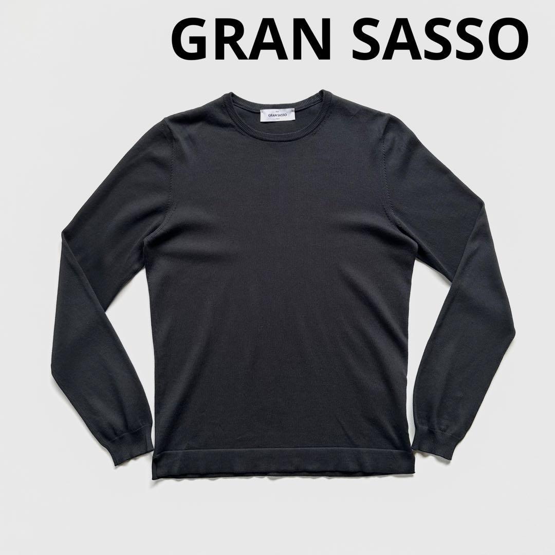 クリスマス特集2022 GRAN SASSO 正規 長袖 綿 メンズ ニットT セーター