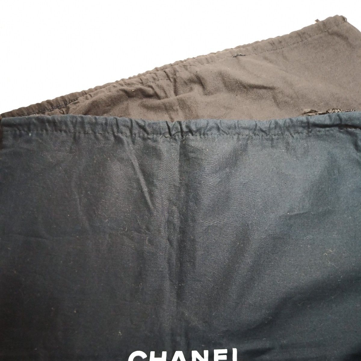 ★非売品★2枚セット★　シャネル CHANEL 保存袋 巾着袋 布袋 付属品 カバン　大型