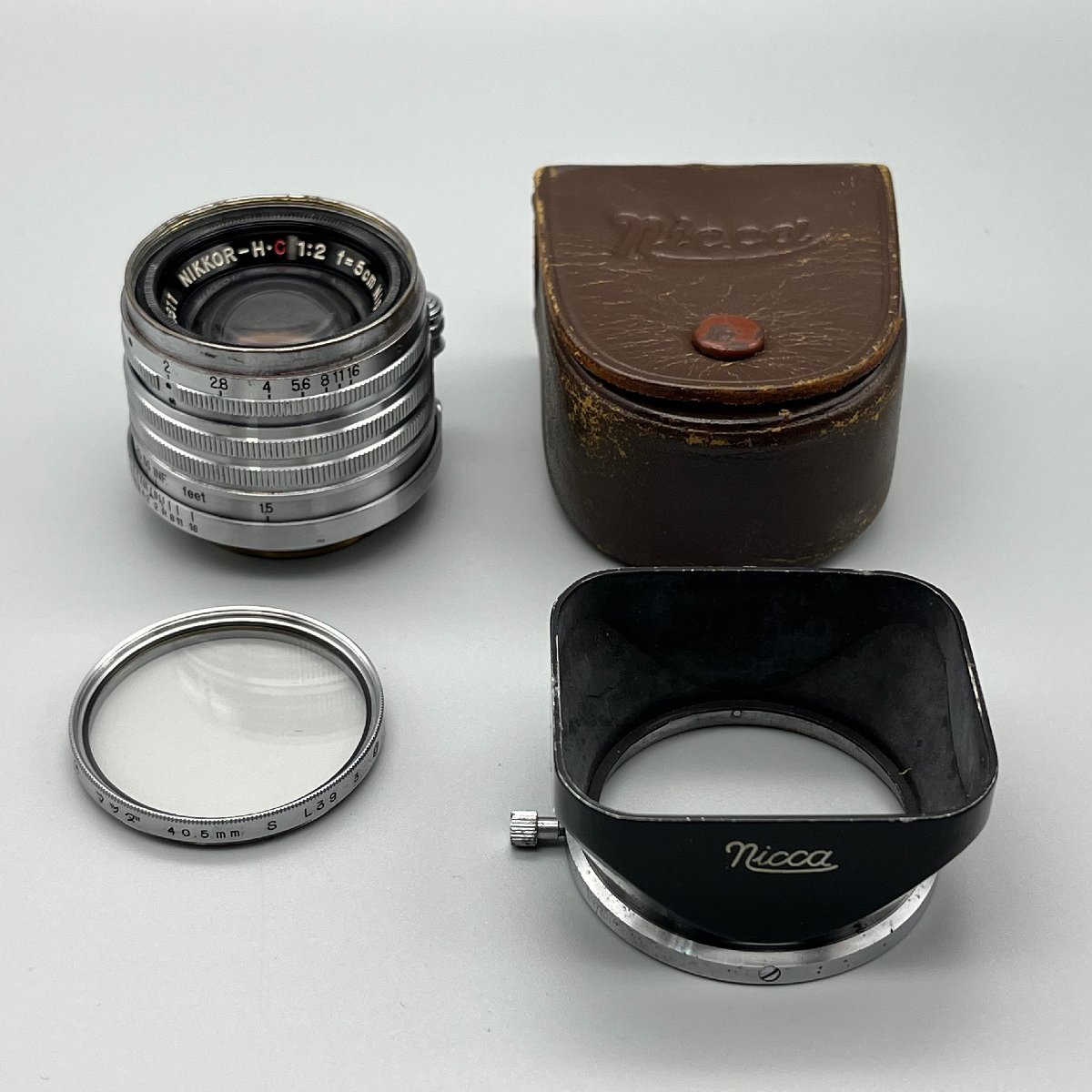 NIKKOR-H・C 5cm f2 ニッコール Nippon Kogaku Japan 日本光学 Leica ライカ Lマウント ダブルヘリコイドを搭載し、近接撮影可能なレンズ