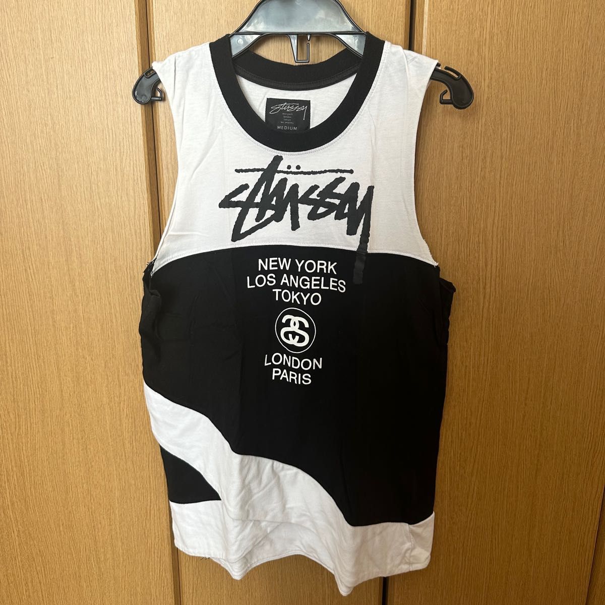 stussy タンクトップ　ノースリーブトップス　ワンピース