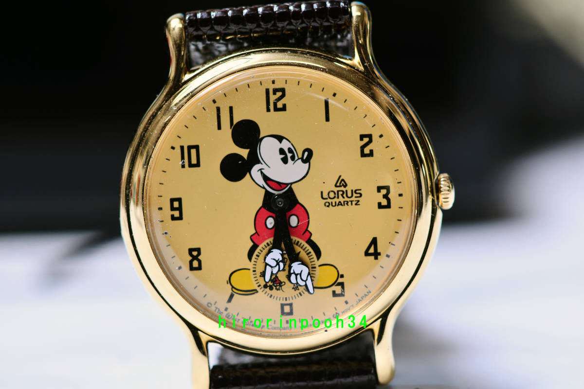  быстрое решение пирог I прекрасный товар Mickey Mouse 60 годовщина кварц наручные часы роллер sOH завершено SEIKO Disney 