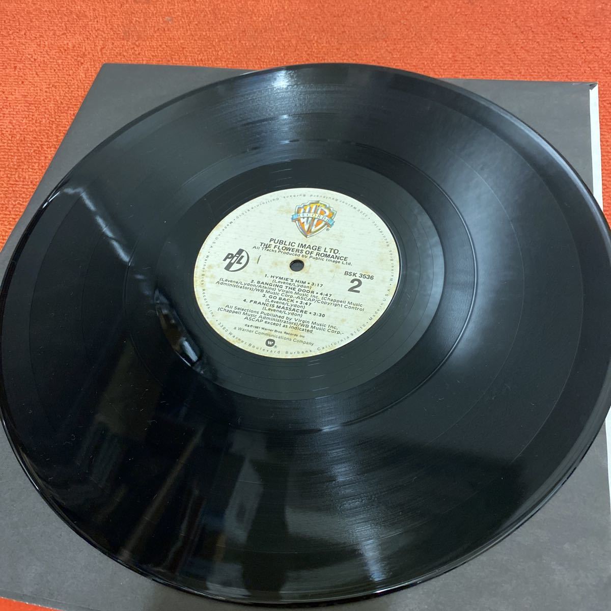 フラワーズ・オブ・ロマンス LP レコード 中古品_画像4