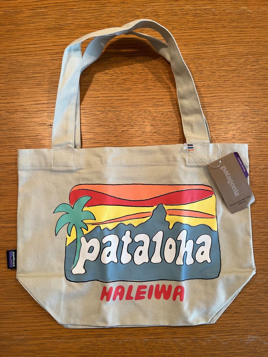 パタゴニア トートバッグ ハワイ限定 patagonia タグ付き トートバック pataloha ミニトート ハワイ 