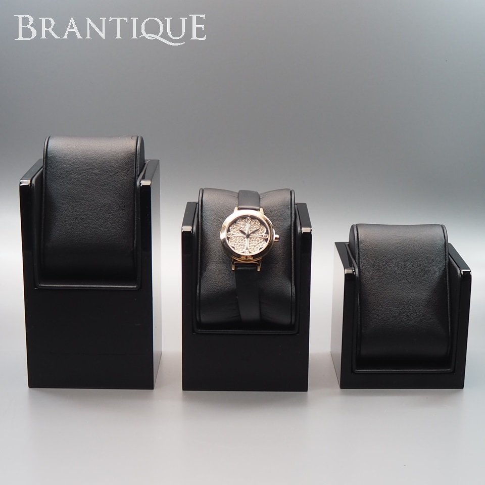 【セット販売】 腕時計用 ディスプレイ用品 ブラック 3サイズ 大 中 小 各5 15個 「DP001」_画像1