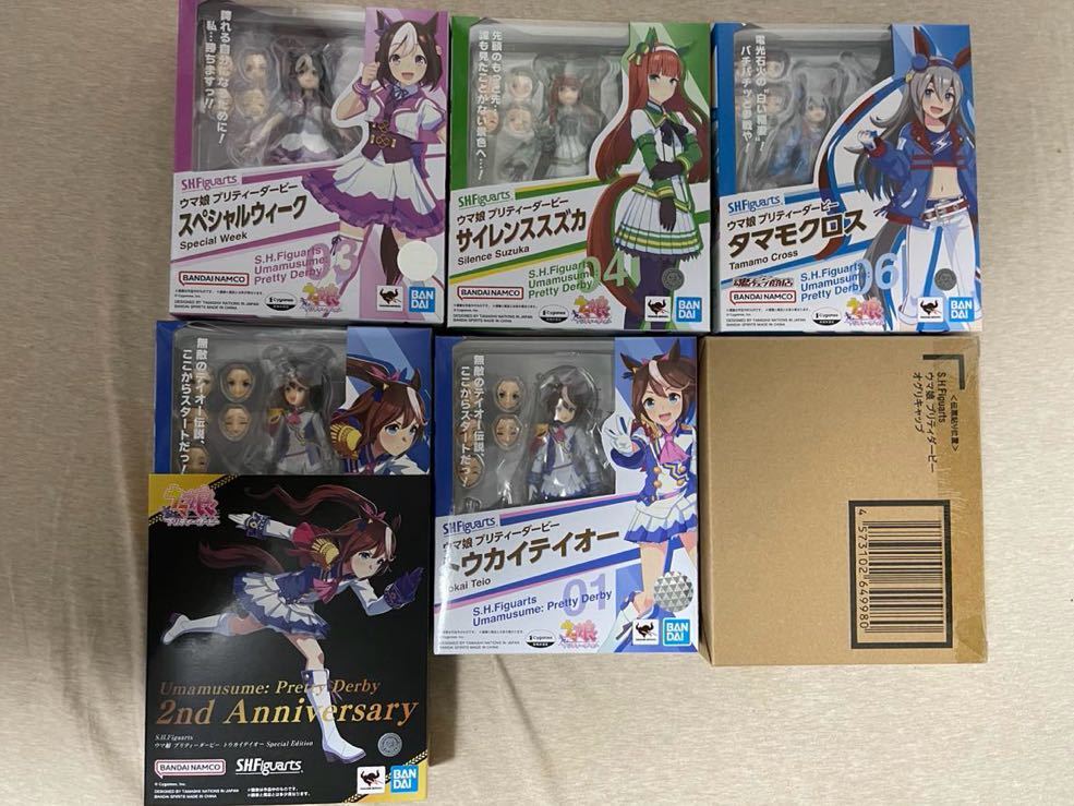 送料無料 S.H.Figuarts ウマ娘 6体 セット トウカイテイオー スペシャルウィーク サイレンススズカ タマモクロス オグリキャップ