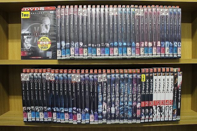 DVD X-ファイル シリーズ 68本セット ※ケース無し発送 レンタル落ち ZKK88