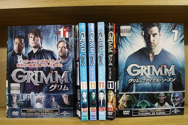 最高級 DVD GRIMM ZKK1437a レンタル落ち ※ケース無し発送 全62巻