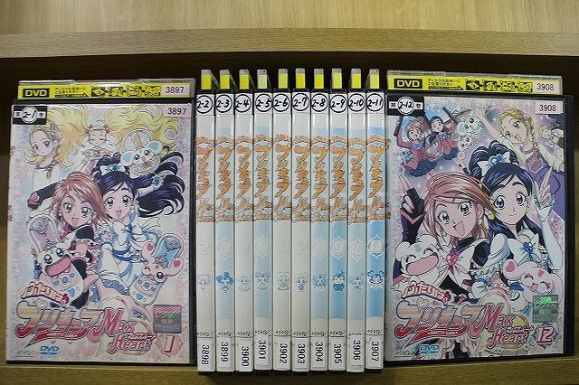 DVD ふたりはプリキュア Max Heart 全12巻 ※ジャケット難あり ※ケース無し発送 レンタル落ち ZL4264_画像1