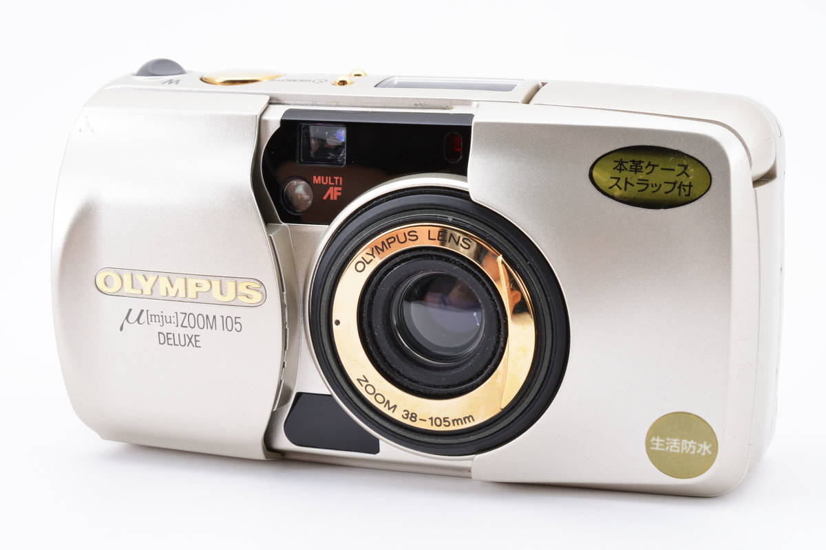 OLYMPUS オリンパス μ mju: ZOOM 105 DELUXE LENS ZOOM 38-105mm