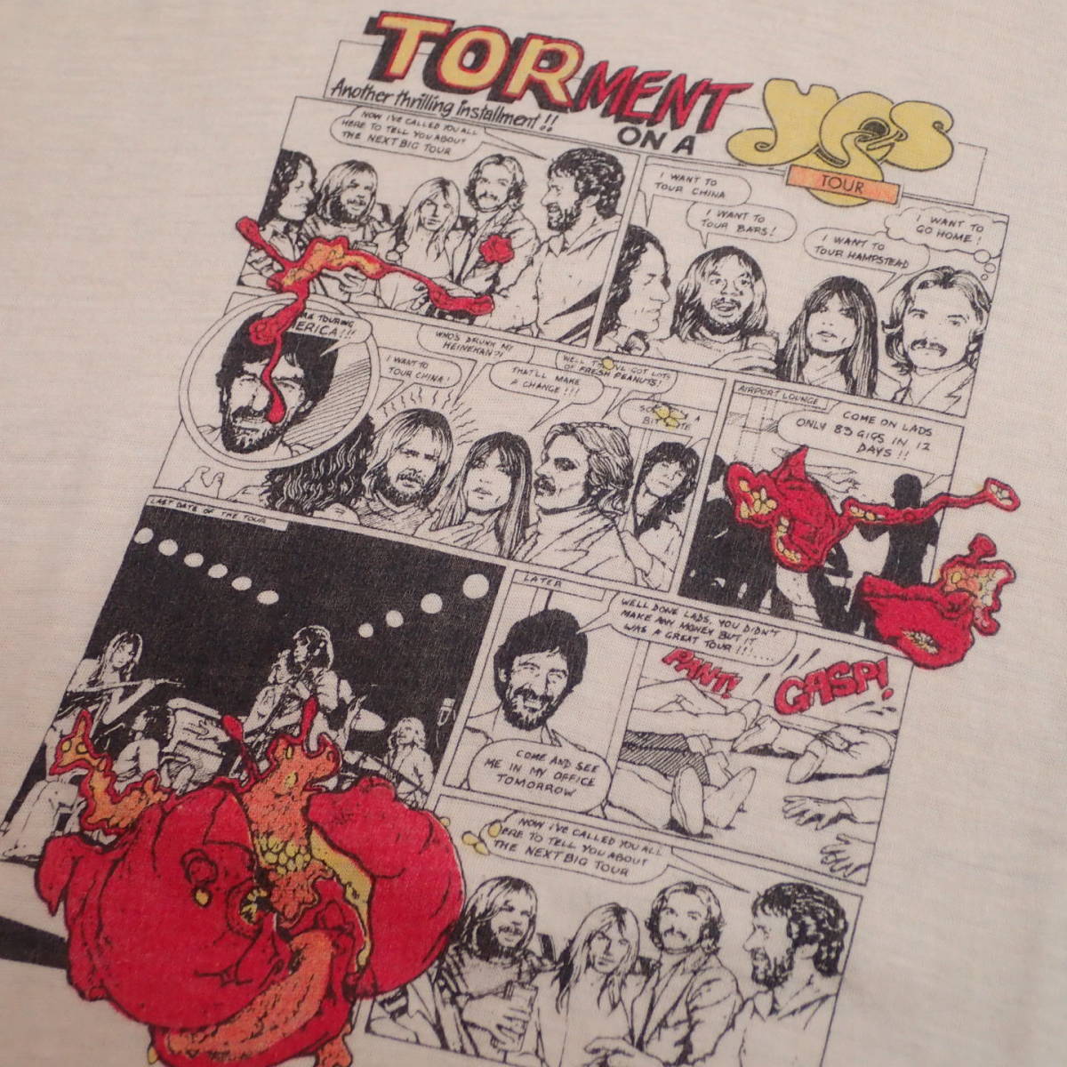 ■ 70s Yes Vintage T-shirt ■ イエス ヴィンテージ Tシャツ 当時物 本物 バンドT ロックT プログレ